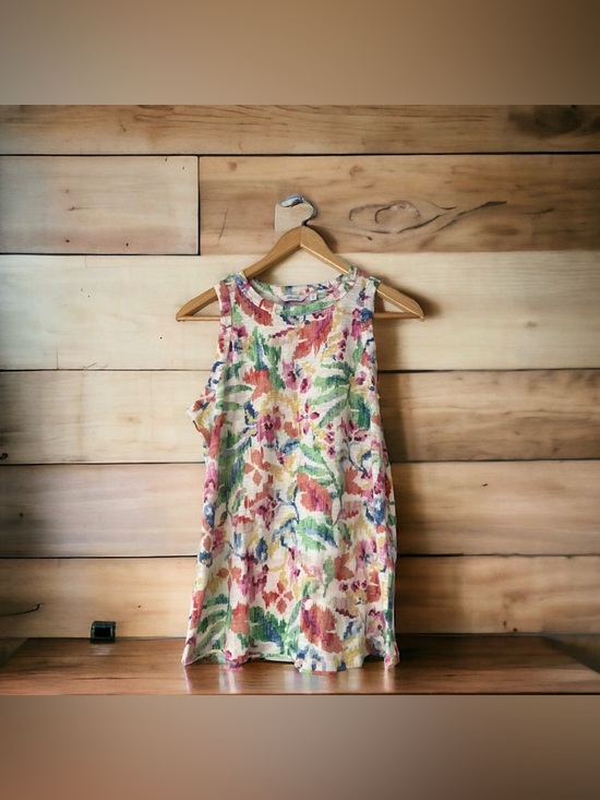 Reitmans Tops - NEW Reitmans Women's Floral Pastel Watercolour Tank Top Size Small Flowy Summer